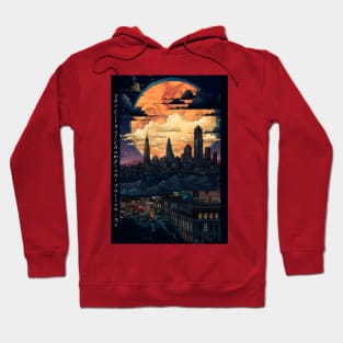 Bear Down Tucson City of Champions Anime Skyline Hoodie